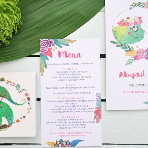 Bespoke wedding stationery collection