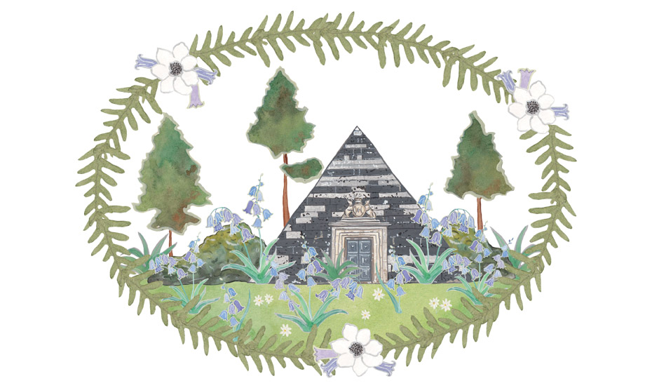 May Calendar page Sheringham Park Rhododendron Festival illustration. Illustration of Sheringham Park Rhododendron Festival