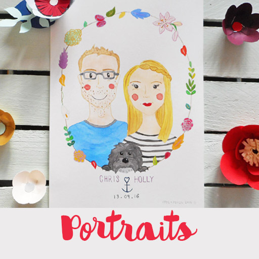 Watercolour portraits page link